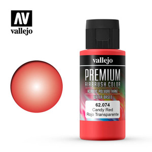 Vallejo Acrylic Paints - Premium Color Candy Red 60ml 1pc - 62074