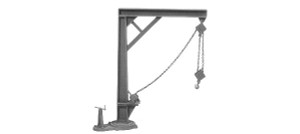 Tichy Train Group - Ho Jib Crane Kit - 8007