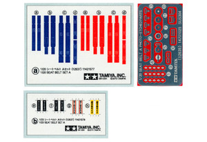 Tamiya Paint - Hobby Kits - Seat Belt Set A 1:20 - 12637