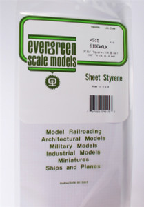 Evergreen Scale - 3/16' Sidewalk Light Groove - 4515