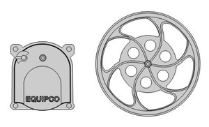 Rapido Trains - Ho Equipco Brake Wheel & Housg - 102052