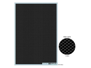 Tamiya Paint - Hobby Kits - Carbon Pat Decal Weave Fine - 12679