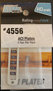 BLMA Models RR - Ho Aci Plates 1970s Era Cars - 4556