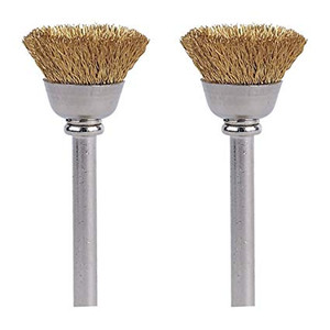 Dremel Tools - Clean/Polish Brush Brass1/2'2p - 536-02