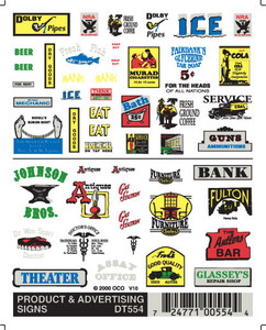 Woodland Scenics - Product & Advertising Signs - 554