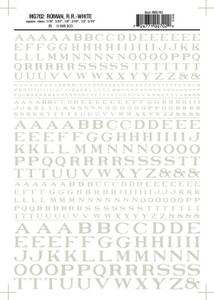 Woodland Scenics - Roman R.R. Decal Wht - 702