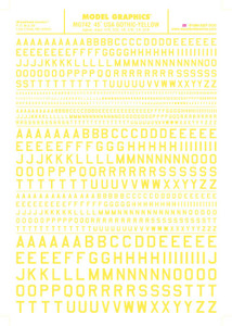 Woodland Scenics - 45deg Usa Gothic Decal Yel - 742