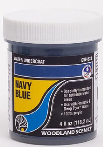 Woodland Scenics - Water Undercoat - Navy Blue - 4531 Woodland Scenics - Water Undercoat - Navy Blue - 4531