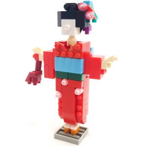Nanoblock - Kimono Girl Nanoblock - 22287