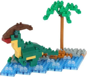 Nanoblock - Waterside Parasaurolophus Dinosaurs - 22384