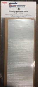 Motrak Models - O Corrugated Metal Roofing - 45000