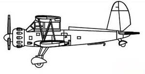 Trumpeter Models - Arado AR 195 1:350 - 6278