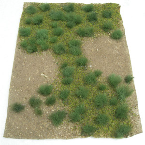 JTT Trees & Shrubs - Green Grassland 5x7' - 95601