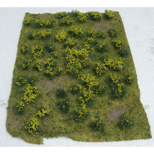 JTT Trees & Shrubs - Yellow Flowering Meadow 5x7' - 95605