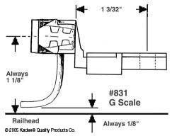 Kadee Quality Products - G Coupler Large Offset 1pr - 831