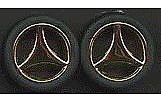 Pegasus - GOLD 3 SPOKE RIMS W/TIRES - 1212