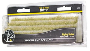 Woodland Scenics - Light Green Edging Strips - 780 Woodland Scenics - Light Green Edging Strips - 780