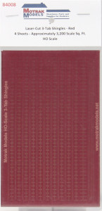 Motrak Models - Ho 3-TAB RED - 84008
