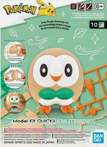 Bandai - Gundam Models - 10 Rowlet Pokemon Model Kit Quick - 2617945