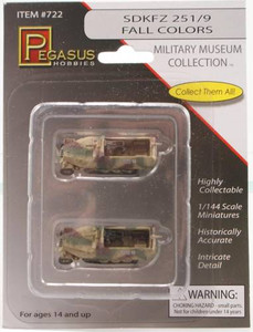 Pegasus - German Sd.Kfz.251/9 Fall 1:144 - 722