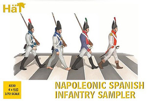 HaT Industries Figures - Nap Spanish Infantry Assortment - 8330