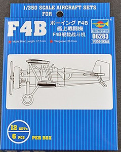 Trumpeter Models - F4B Biplane Fighter 1:350 - 6283