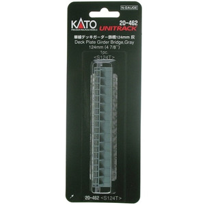 Kato - N Deck Girder Bridge Gry 124mm - 20462 Kato - N Deck Girder Bridge Gry 124mm - 20462