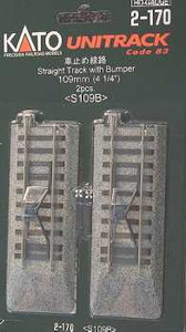 Kato - Ho 109mm 4 1/4 Bumper Track - 2170 Kato - Ho 109mm 4 1/4 Bumper Track - 2170