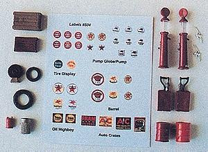 JL Innovative Design - HO Old Time Gas Station Detail - 504