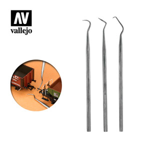 Vallejo Acrylic Paints - Stainless Steel Probes 3pc - 2001