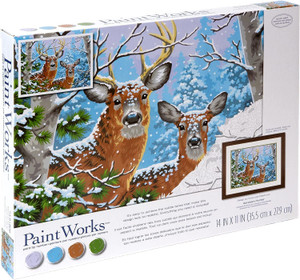 Paintworks Paint by Number - Whitetail Winter - 91806