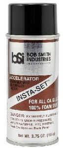 Bob Smith Industries- Glue - Insta-Set Aerosol Spray FoamSa - 155 Bob Smith Industries- Glue - Insta-Set Aerosol Spray FoamSa - 155