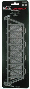 Kato - N Sgl Truss Bridge Gry 248mm - 20432