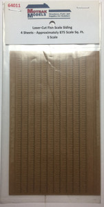 Motrak Models - S Laser Cut Fish Scale Siding - 64011