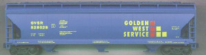 Accurail - Ho 3-bay Hopper Golden West - 2032