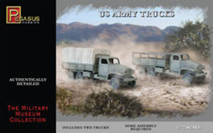 Pegasus - Ho Us Army Trucks (2) 1:72 - 7651