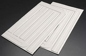 Plastruct - Ps-160 Ho Curb & Sidewalk 2Pk - 91690