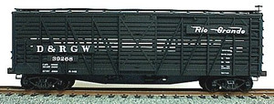 Accurail - Ho 40' Wood Stock Car D&Rgw - 4714