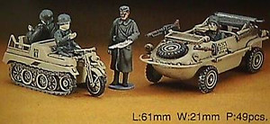 Hasegawa Models - Schwimmwagen Kettenkrad 1:72 - 31113