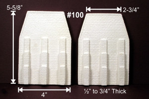 Monroe Models - HO Bridge Abutment CutStone2pk - 100