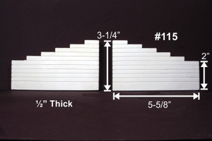 Monroe Models - HO Wing Walls Groov Conc 2pk - 115