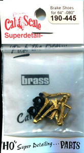 Cal-Scale Train Parts - Ho Brake Shoes W/insulator 64' - 445