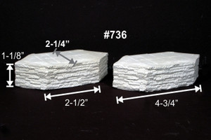 Monroe Models - HOn3 Cutwtr Pier Suppt 2pk - 736