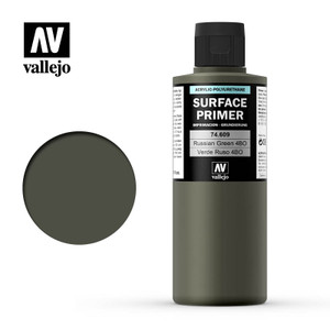 Vallejo Acrylic Paints - Surface Primer 200ml Russian Green 1p - 74609