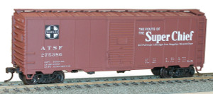 Accurail - Ho 40' Aar Steel Boxcar Atsf - 35019