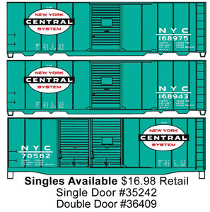 Accurail - Ho 40'Steel Boxcar Nyc - 35242