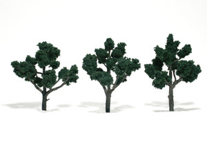 Woodland Scenics - Rm Dk Green Trees 4'-5' 3pk - 1511