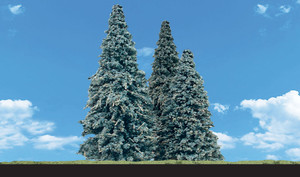 Woodland Scenics - Clasc Trees Blue Needle 4-6' - 3569