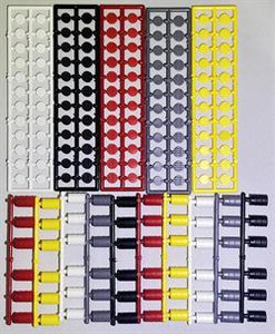 Tichy Train Group - HO Colored 55 Gallon Drums 60pcs - 8319