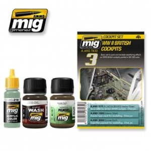 Mig Ammo Books - WWII British Cockpits Set - 7432